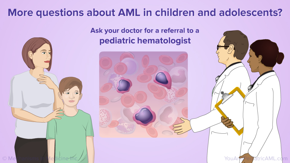 More questions about AML in children and adolescents?